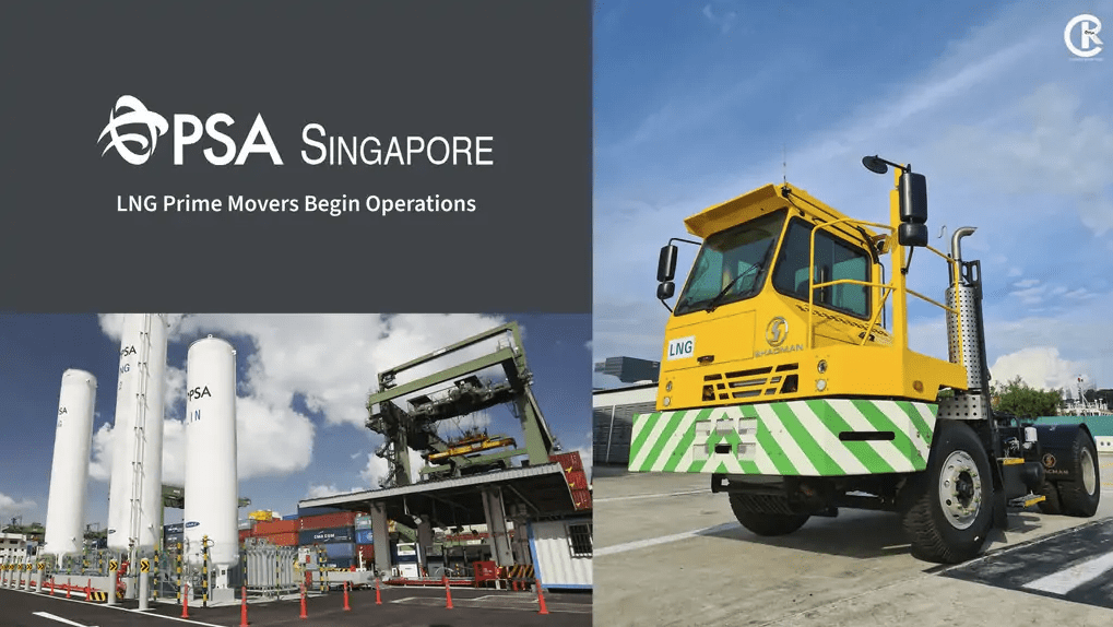 New fleet of LNG-powered prime movers begin operations at PSA Singapore