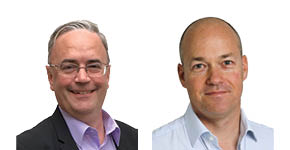 Craig Lucas, Director of Energy Transformation, Mott MacDonald, and Tim Naylor, Managing Director for the UK & Ireland, Envision Digital