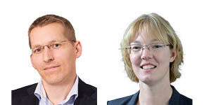Yvo Saanen, Managing Director, Portwise, and Mieke Staal, Simulation Consultant, Portwise