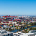 Container Terminal, City Port, Melbourne, Australia