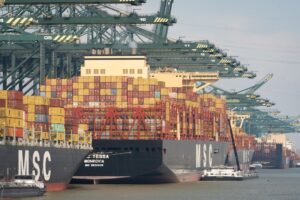 MSC containership breaks draught record at Port of Antwerp-Bruges