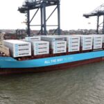 Port of Felixstowe welcomes Maersk's methanol-powered vessel