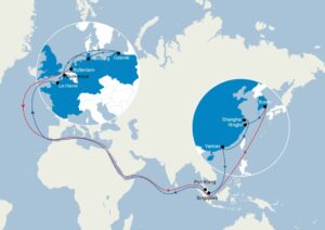 CMA CGM adjusts services connecting Asia with North Europe