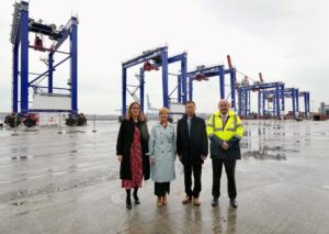 Port of Bilbao terminal inaugurates six new eco-friendly hybrid RTG cranes
