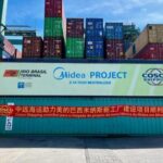 COSCO SHIPPING delivers first shipment for Midea's Rio Brasil factory project