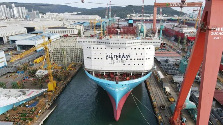Maersk to deploy methanol-capable vessel on the Asia-Europe route