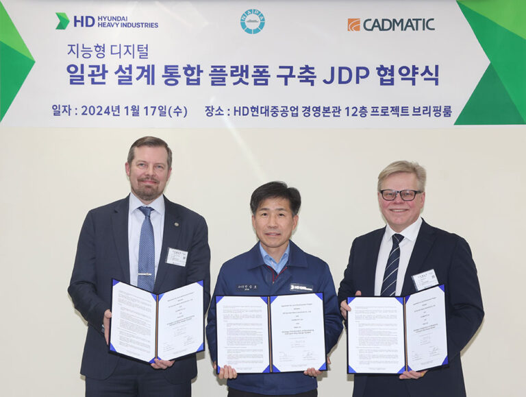 HD Hyundai Heavy Industries, NAPA, Cadmatic form partnership for digital shipyard