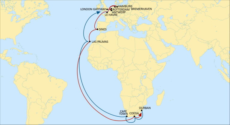 MSC reshuffles Europe and South Africa service
