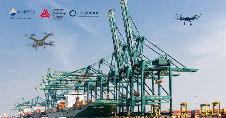 Unifly, SkeyDrone upgrade Port of Antwerp-Bruges DronePortal