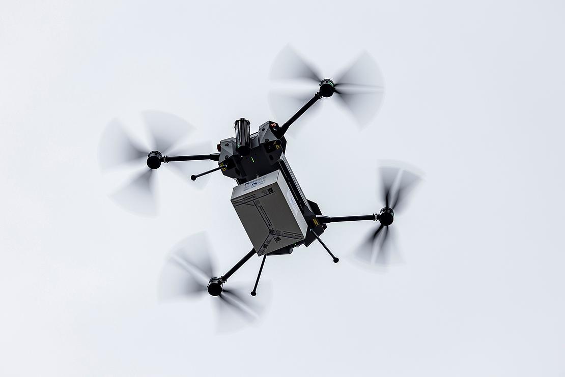 HHLA Sky betreut Deutschlands ersten Drohnen-Messaging-Dienst