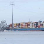 Baltimore bridge collapses after containership collision