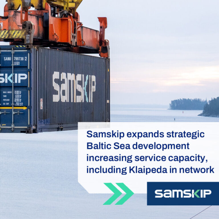 Samskip adds Klaipeda to network