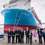 Maersk christens second large methanol-enabled vessel