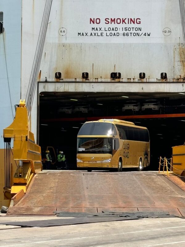 Gulftainer receives first RoRo vessel at Jubail Container Terminal
