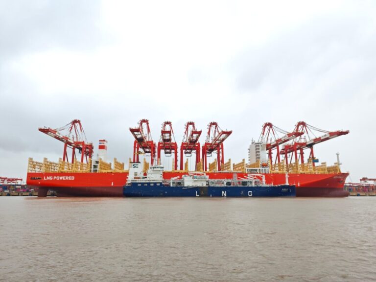 PIL inaugurates its first LNG dual-fuel containership