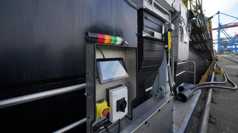 MSC Athens receives first shore power charge at HHLA CTA