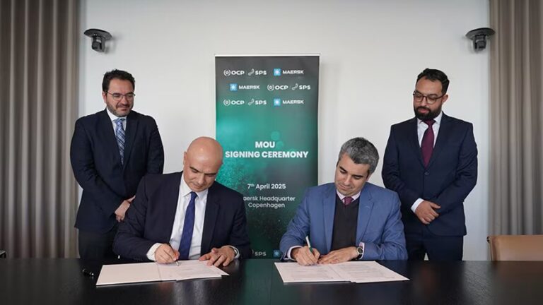 OCP Group, Maersk collaborate on sustainable supply chains