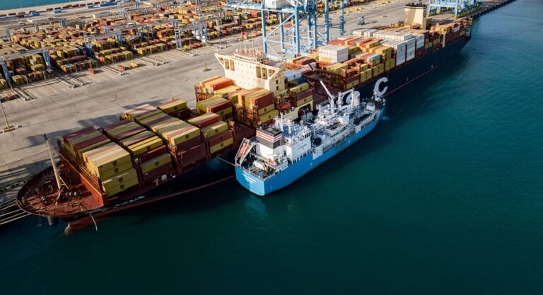 AD Ports hosts first ship-to-ship LNG bunkering at Khalifa Port