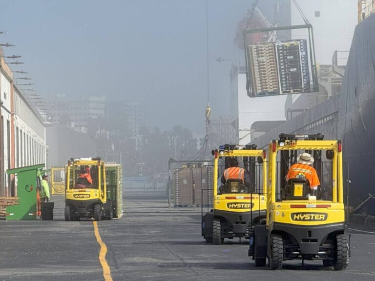 SSA Marine completes electric forklift transition at berth 55