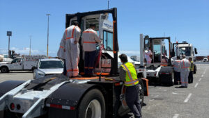 APMT Pier 400 Goes Electric with Orange EV