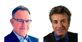 Frank Rubotham, Head of Solution Specialists, Logicalis UK&I, and Dez O'Connor, 5G & Mobility Global Development, CISCO