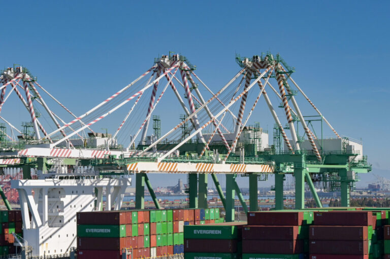 The Port of Los Angeles handled 716,619 TEUs in May, a 5 per cent decline from the same month last year, marking its lowest monthly volume in over two years. After 10 consecutive months of year-over-year (YoY) growth, cargo movement slowed due to the impact of tariffs on both imports and exports. Port Executive Director, Gene Seroka, said: “May typically sees higher volume than April as we near peak season, but imports dropped 19 per cent month-over-month (MoM). “Without long-term trade agreements, we may face higher prices and limited product availability during the holiday season. Ongoing tariff uncertainty is already affecting consumers, businesses, and workers.” Joining Seroka at the briefing, Ernie Tedeschi, Director of Economics at The Budget Lab at Yale, outlined the broader impact of tariffs on American households. READ: Port of Los Angeles posts strong April before tariff impact Tedeschi stated: “We estimate tariffs will raise prices by 1.5 per cent, reducing purchasing power by about $2,500 per household annually. “The burden falls more heavily on lower-income families, especially for commonly imported goods like shoes, apparel, and electronics, which could see double-digit price increases.” In May 2025, loaded imports totalled 355,950 TEUs (down 9 per cent YoY), exports were 120,196 TEUs (down 5 per cent), and empty containers increased 2 per cent to 240,472 TEUs. Despite the monthly slowdown, year-to-date (YTD) volume reached 4.06 million TEUs — 4 per cent above the same period in 2024. Los Angeles Mayor Karen Bass recently convened a roundtable with goods movement, labour, and business leaders to discuss the impact tariffs had on the Port of Los Angeles and the broader business climate.