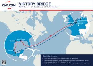 CMA CGM adjusts Victory Bridge rotation and deployment