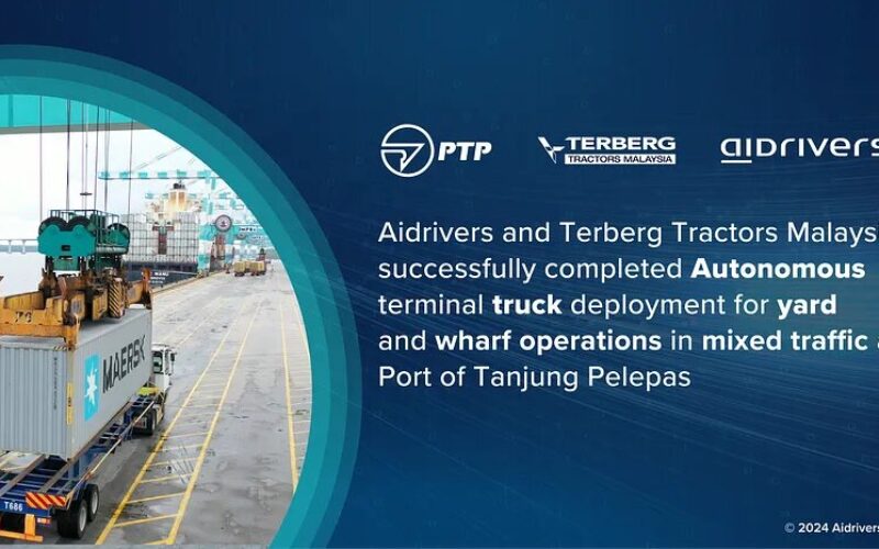 Aidrivers, Terberg deploy autonomous terminal trucks at Port of Tanjung Pelepas
