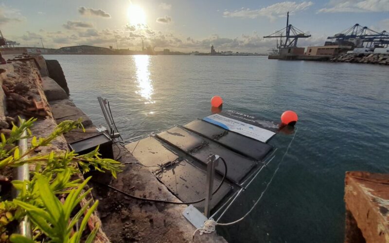 Port of Valencia tests floating solar energy in the sea