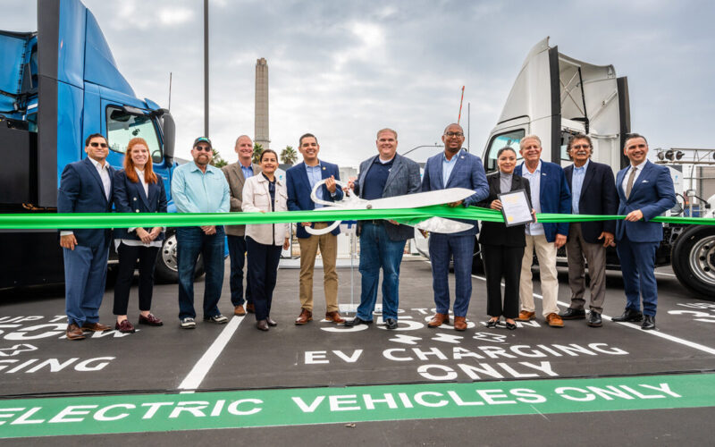 Port of Long Beach launches largest charging station in North America