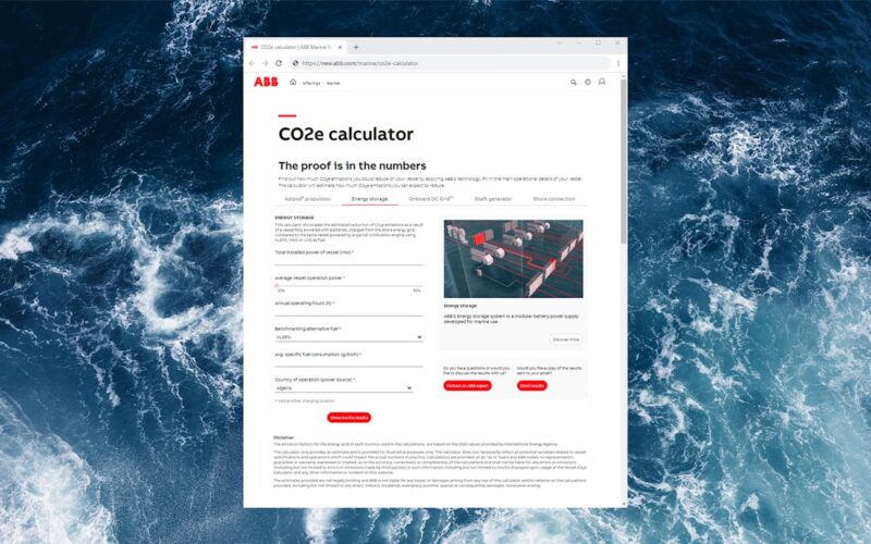 ABB launches CO2e Calculator for vessel emission inspection