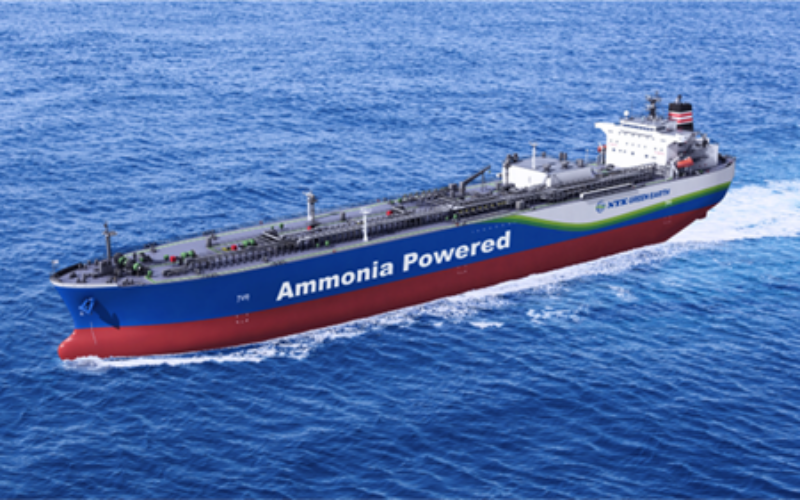 NYK inks deal for construction of ammonia-powered ammonia gas carrier