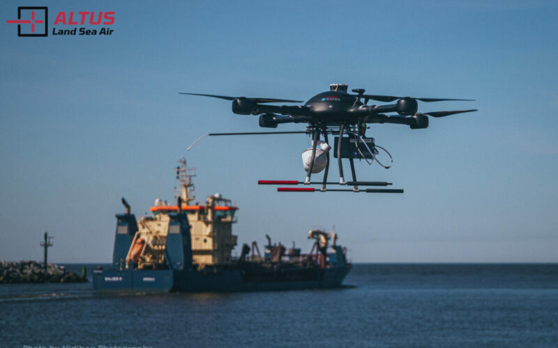 Unmanned drone mission on coast of Lithuania completed