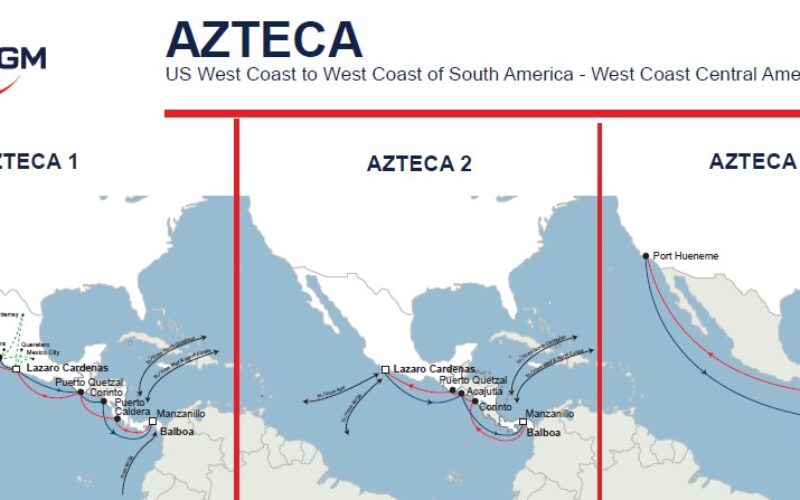 CMA CGM to develop its AZTECA services with a direct call in Oakland
