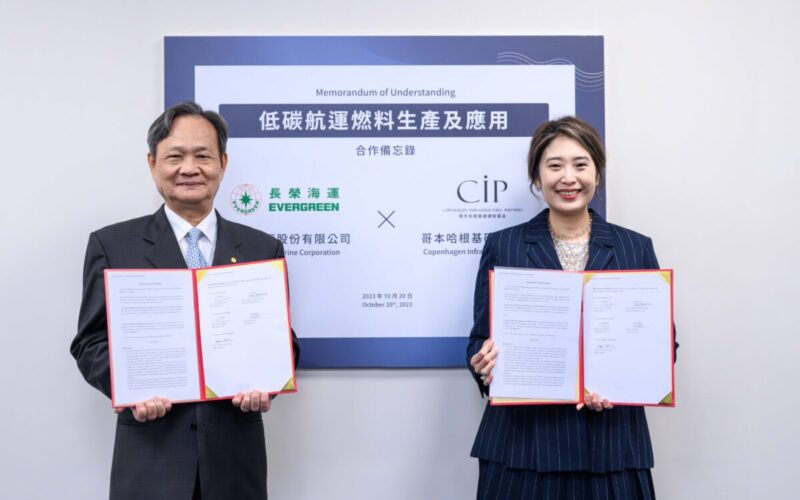 Evergreen, CIP partner to investigate green shipping fuels
