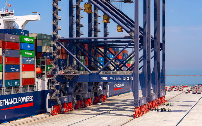 First dual-fuel methanol vessel makes call at Khalifa Port