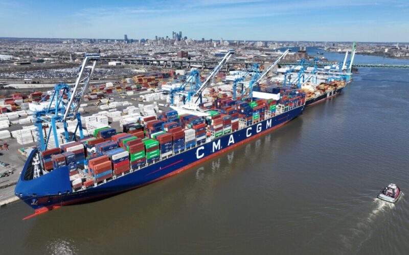 CMA CGM Marco Polo becomes biggest vessel to call at PhilaPort