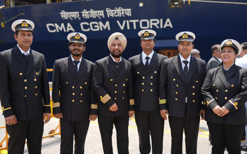 CMA CGM welcomes first Indian-flagged containership
