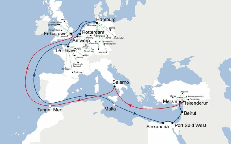 CMA CGM resumes Iskenderun calls on its North Europe-East Med/Levant service