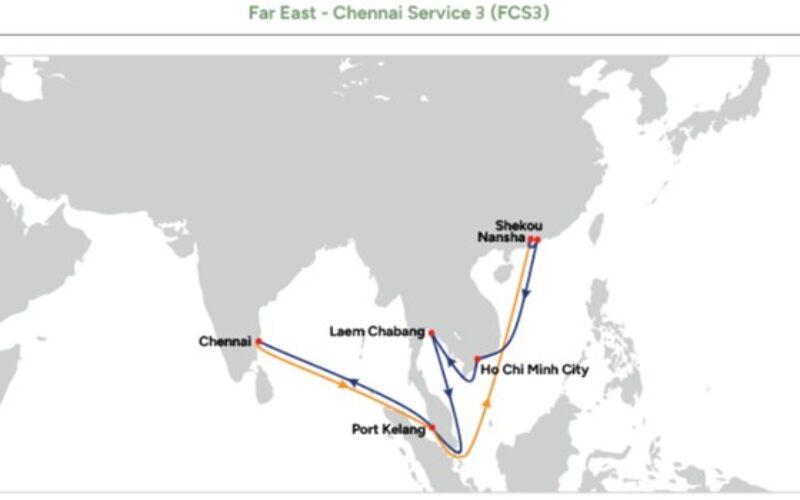OOCL unveils new Far East- Chennai service