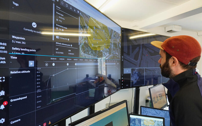 HHLA Sky showcases drone operation solutions in Hamburg