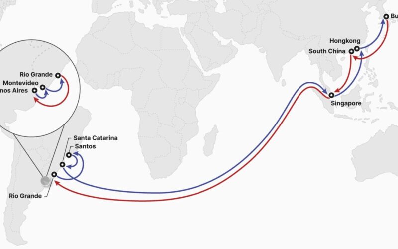 HMM unveils new Far East Asia-East Latin America service