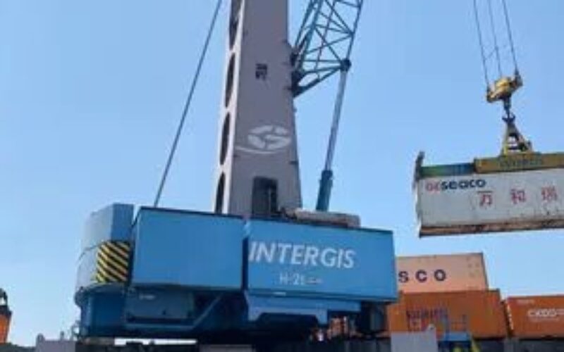 Konecranes delivers Mobile Harbor Crane to INTERGIS