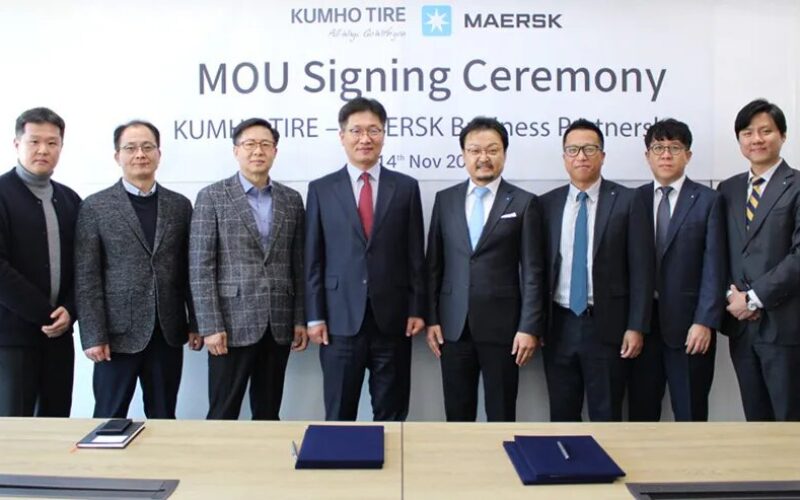 Maersk, Kumho Tire partner on multi-year logistics solutions