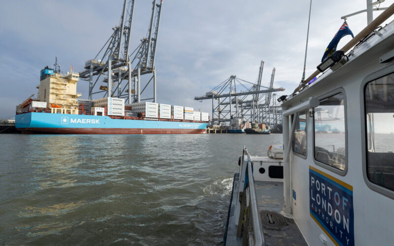 Port of London Authority welcomes Maersk's methanol vessel