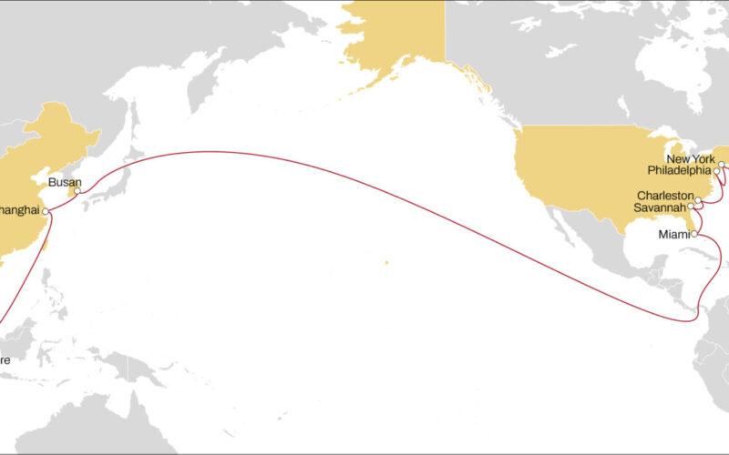 MSC resumes Asia to US East Coast service