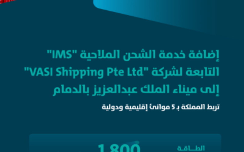 MAWANI adds IMS Shipping Service to King Abdulaziz Port