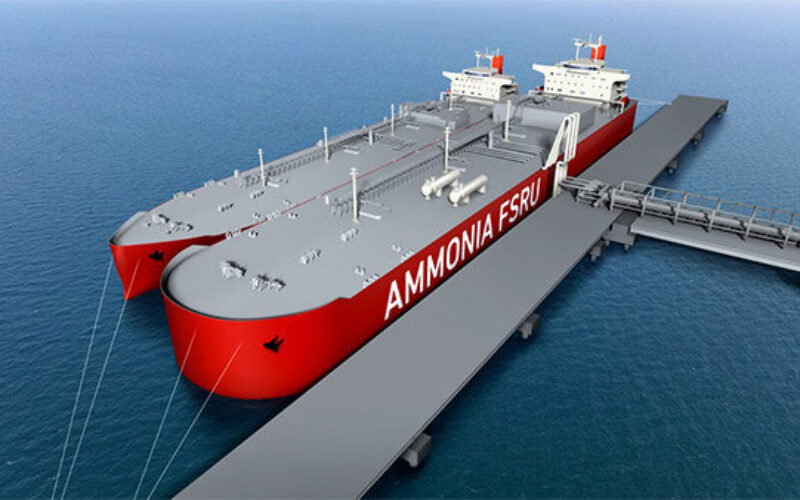 ClassNK issues AiP for MOL's Ammonia Floating Storage and Regasification Unit