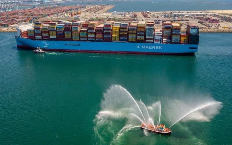 APMT welcomes Maersk's methanol-enabled containership