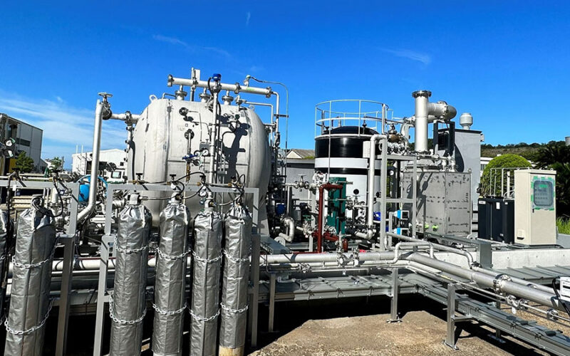 Mitsubishi Shipbuilding begins testing ammonia ship handling system